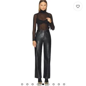 11 NWT 348.00 RAG & BONE Harlow Faux Leather Pant Size 26 ON SITE FULL PRICE